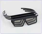 直線偏光 樹脂3Dメガネ 