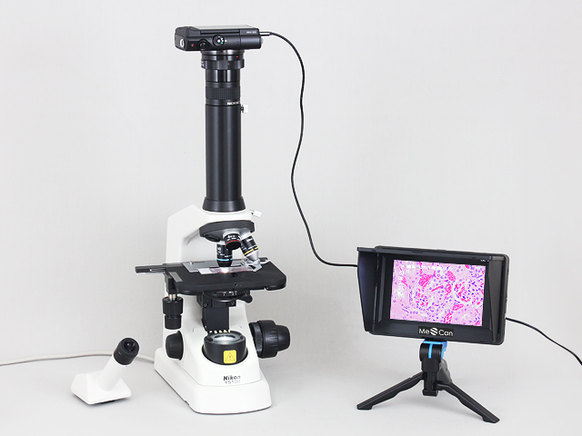 デジタル顕微鏡・ハイビジョンカメラセット　分割設置