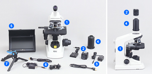 デジタル顕微鏡・ハイビジョンカメラセット　標準構成